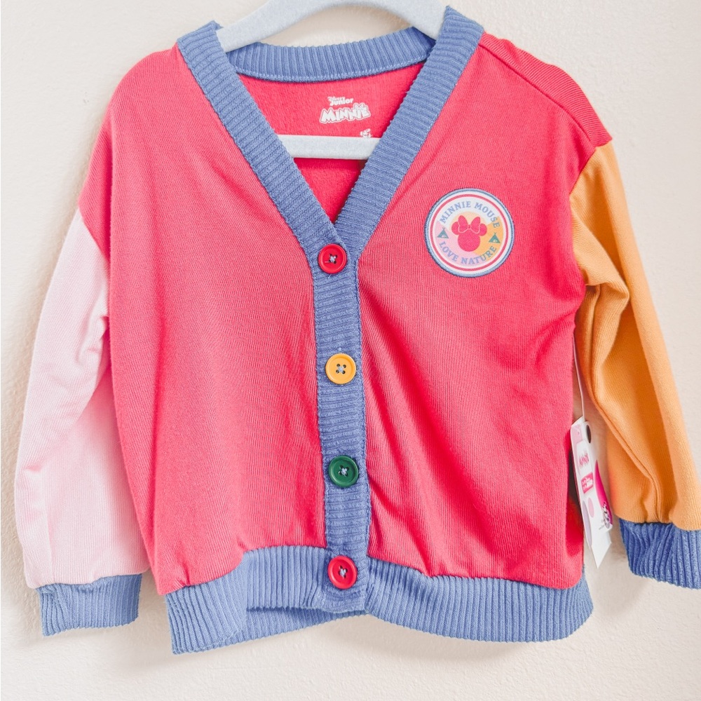 Disney color block cardigan